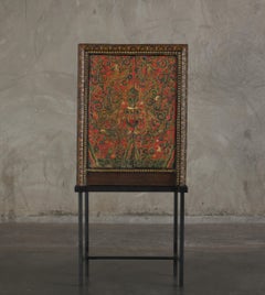 Tibetan Temple Cabinet on Stand