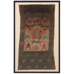 Tibetan Thangka of Chenresi, circa 1800