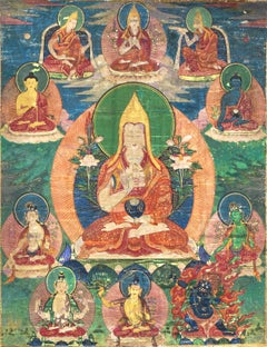 Tibetan Thangka Of Tsongkhapa, 18th Century