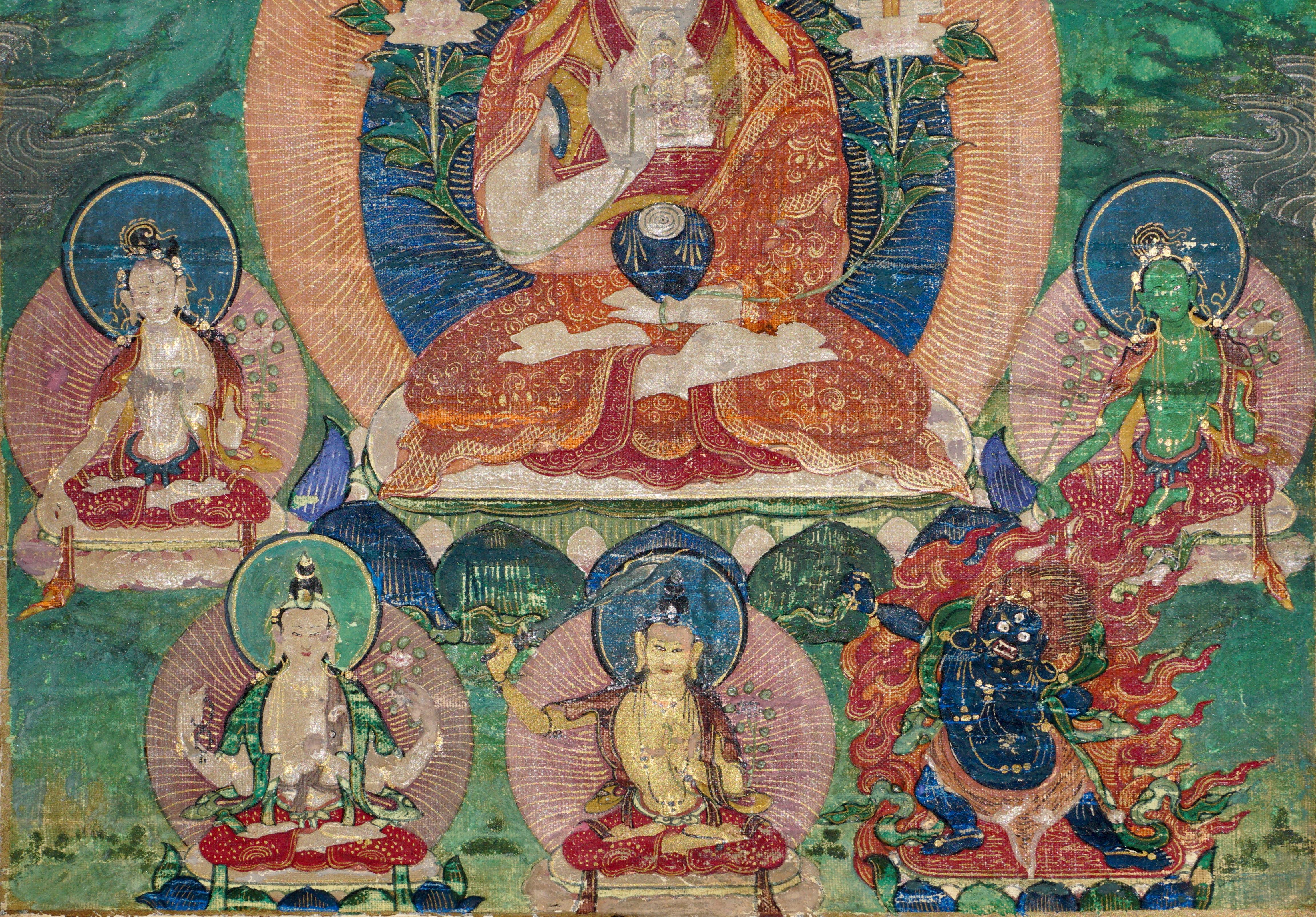 Tibetan Thangka Of Tsongkhapa, 18th Century 1