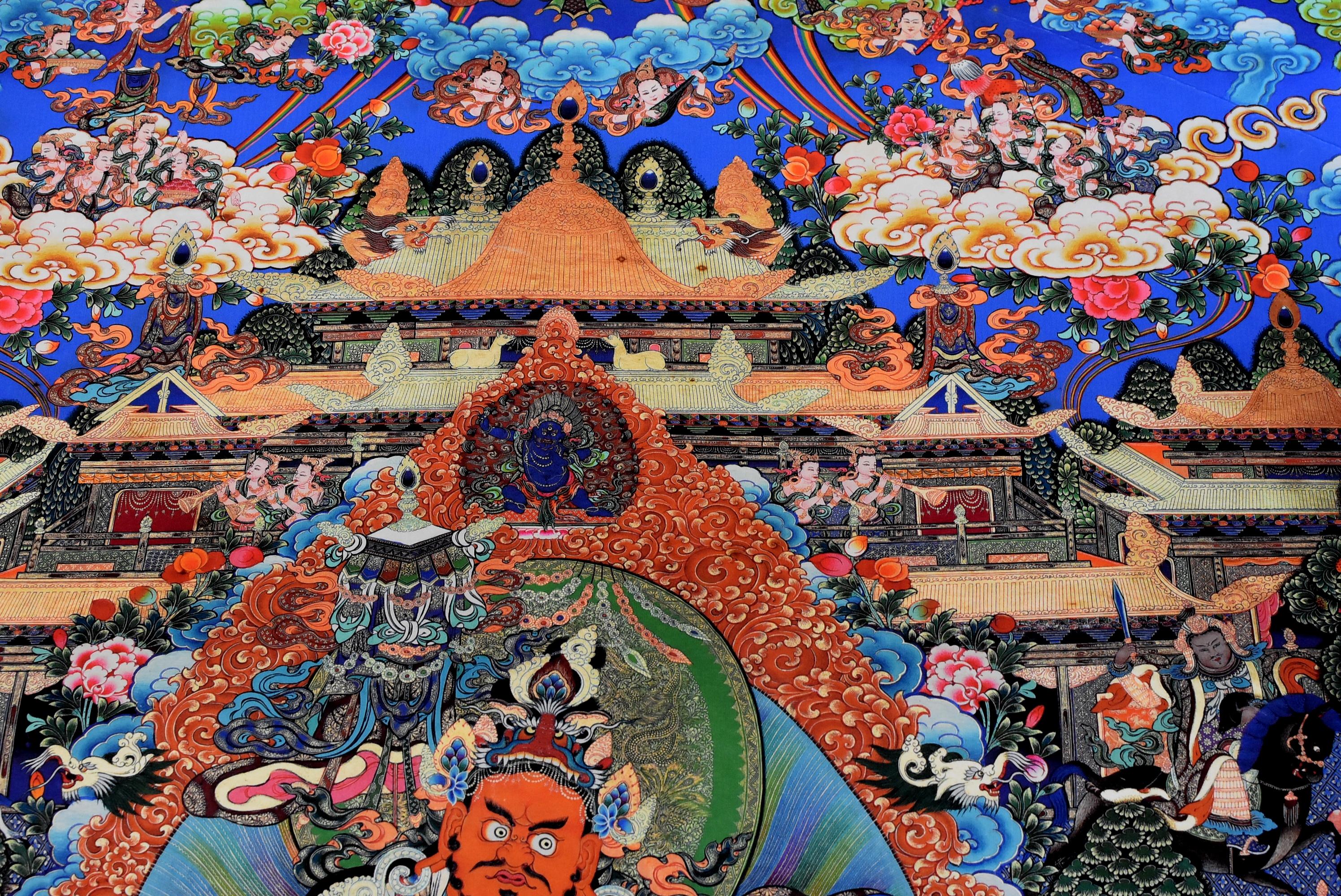 tibetan thangka clouds