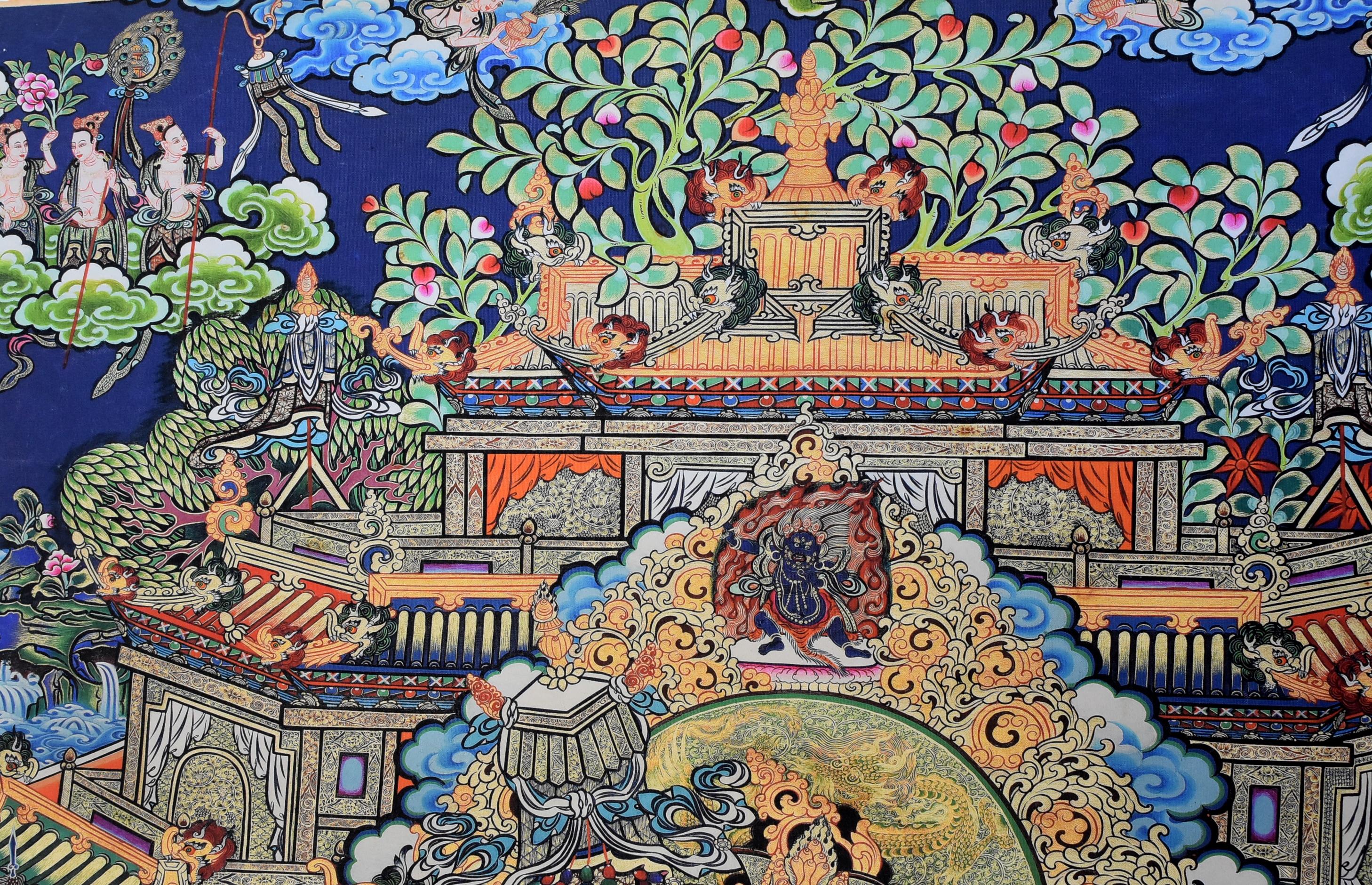 Tibetan Thangka Painting, Dorje Drolo Thanka 4