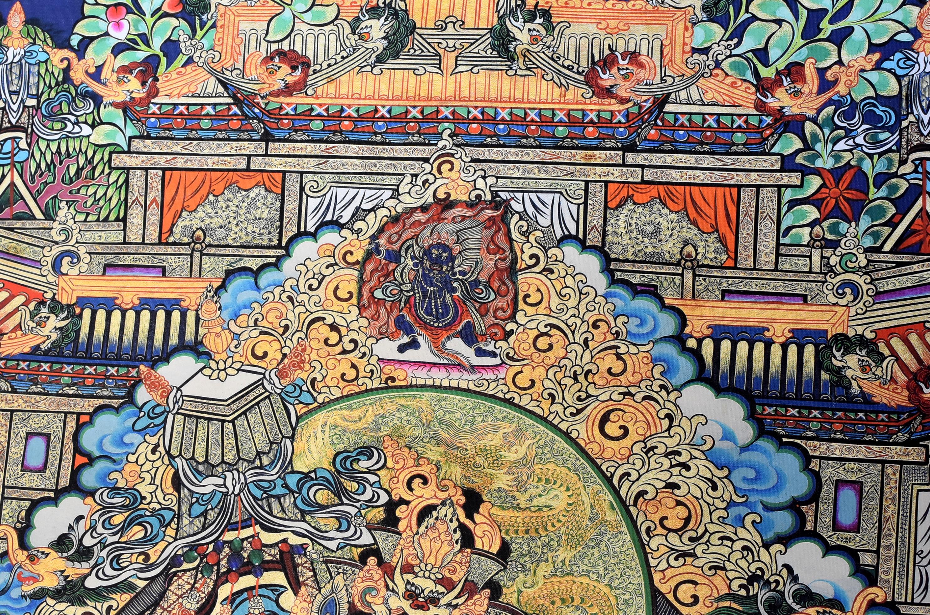 Tibetan Thangka Painting, Dorje Drolo Thanka 5