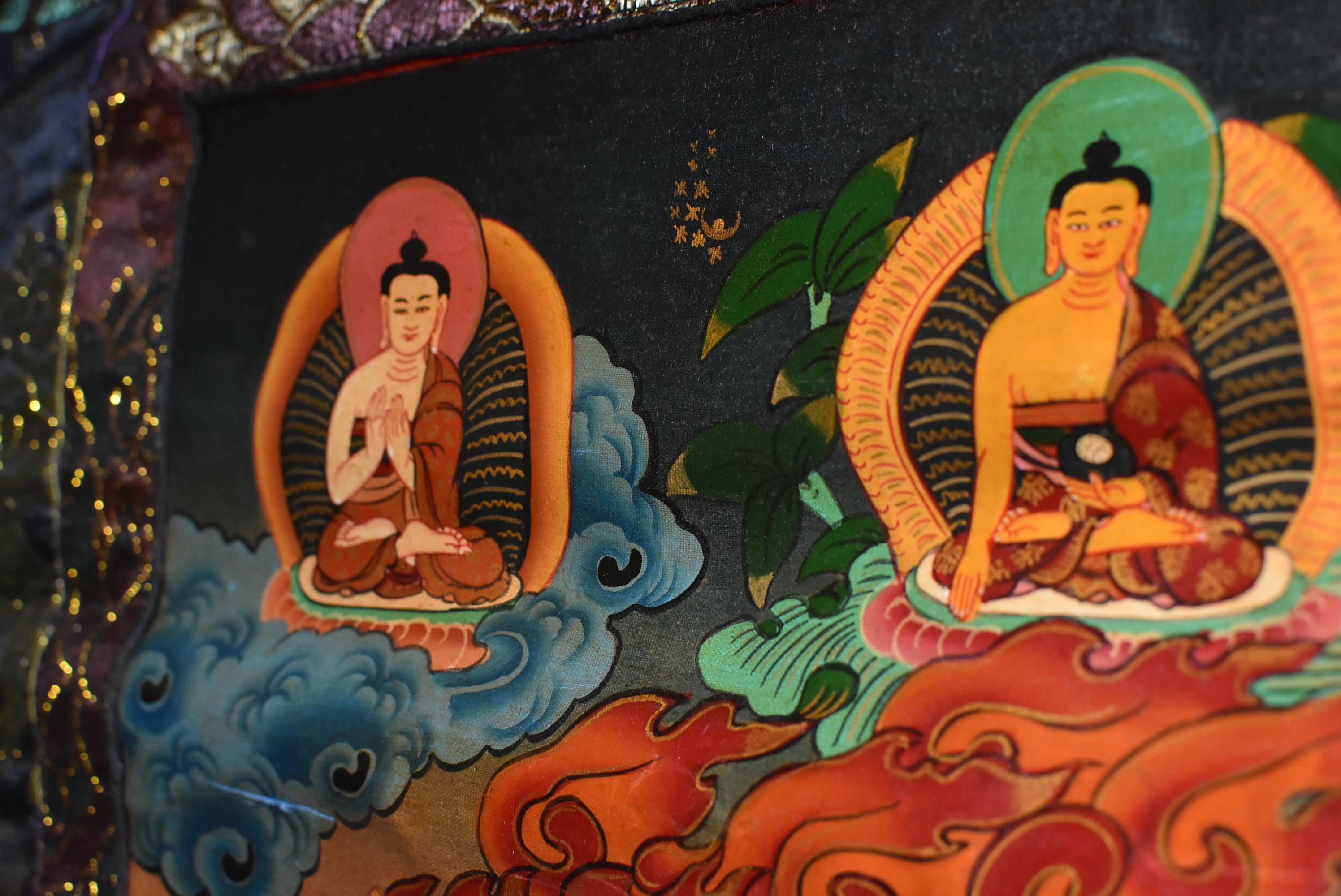 Tibetan Thanka Dorje Drolo, Hand-Painted 10