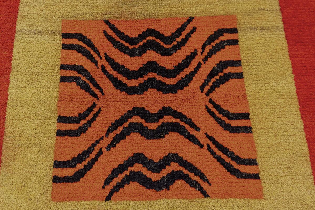 Wool Tibetan Tiger Rug For Sale