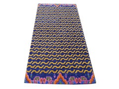 Tibetan Tiger Rug Pure Wool Hand Knotted by Djoharian Collection