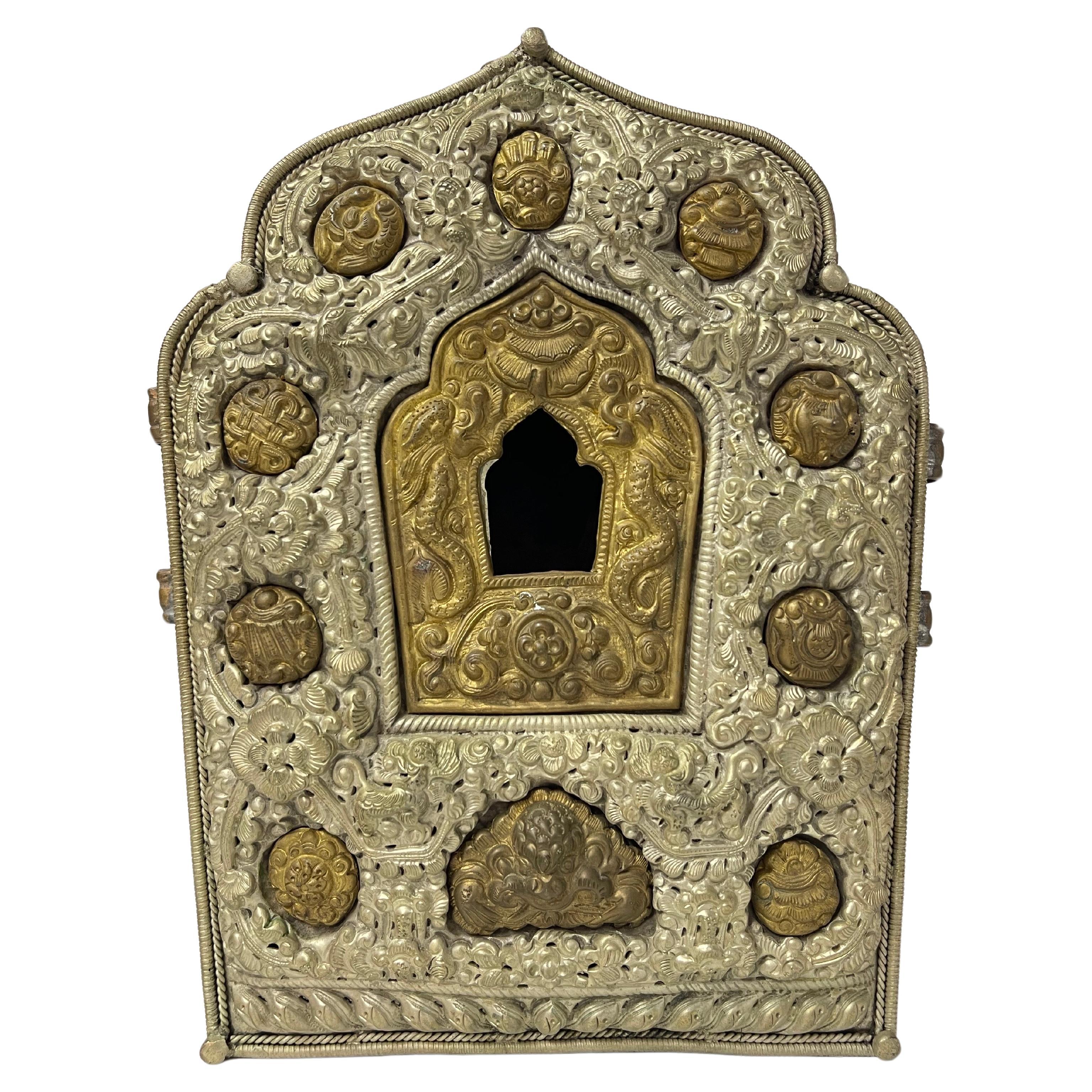 Tibetan Traveling Prayer Shrine Gau For Sale