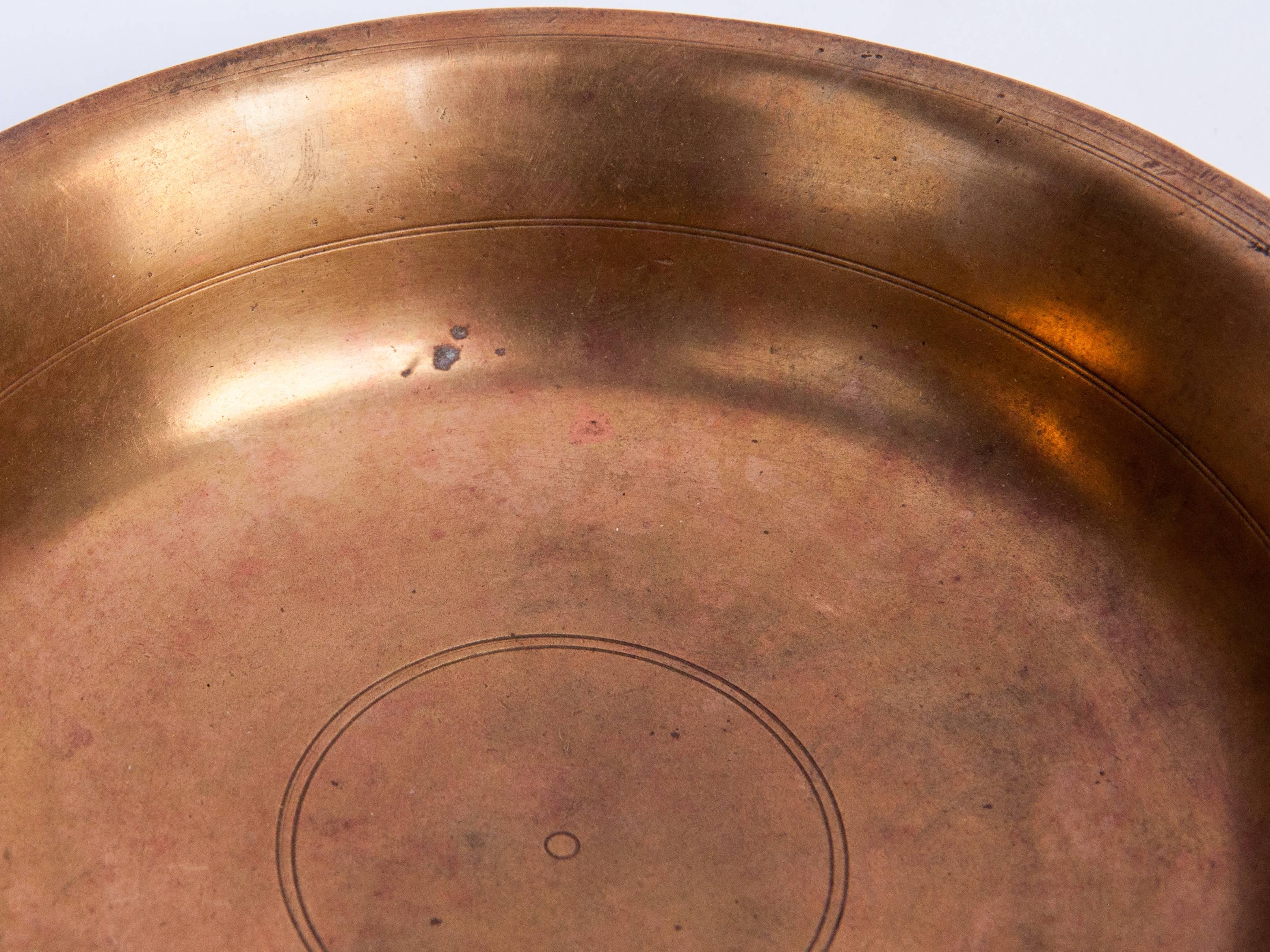 Tibetan Tsampa Bowl, Bronze, Tibet, Early to Mid-20th Century 1