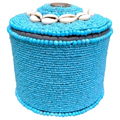 Tibetan Turquoise Beaded Box