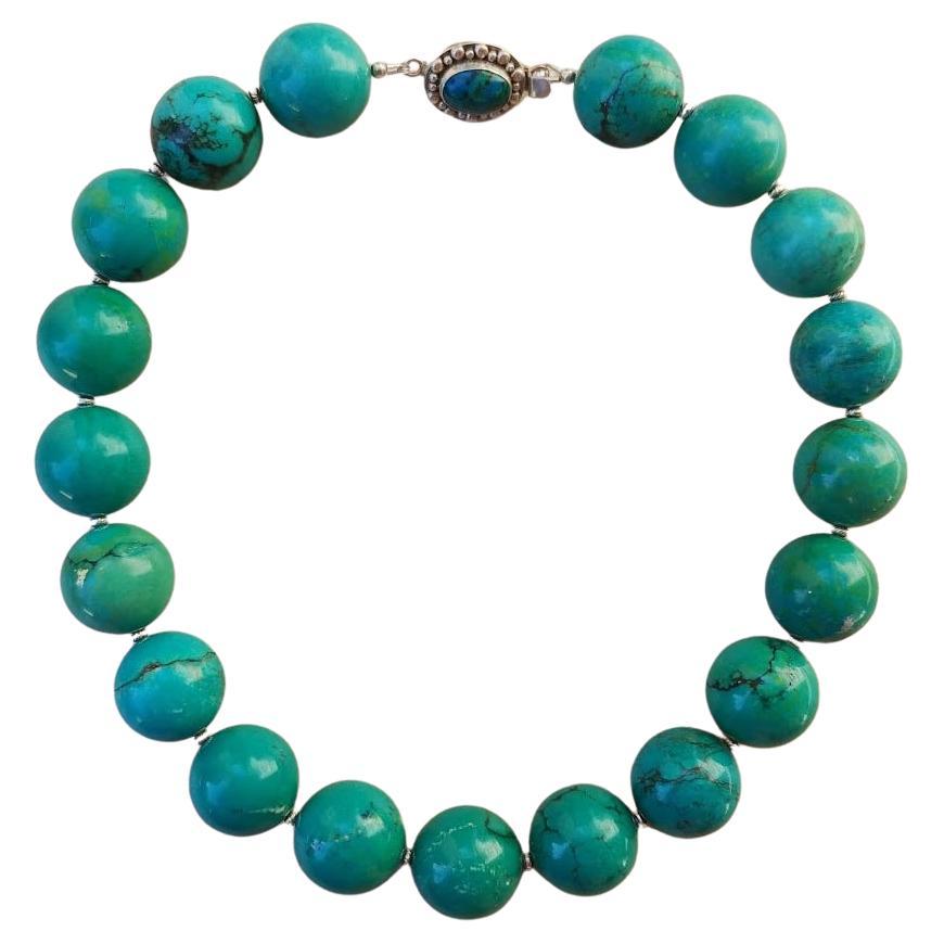 Tibetan Turquoise Necklace For Sale