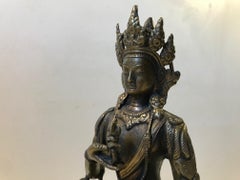 Tibetan Vajrasattva Buddha in Bronze, 19th Century