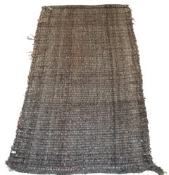 Antique Tibetan Wangden Rug with Red Open Field