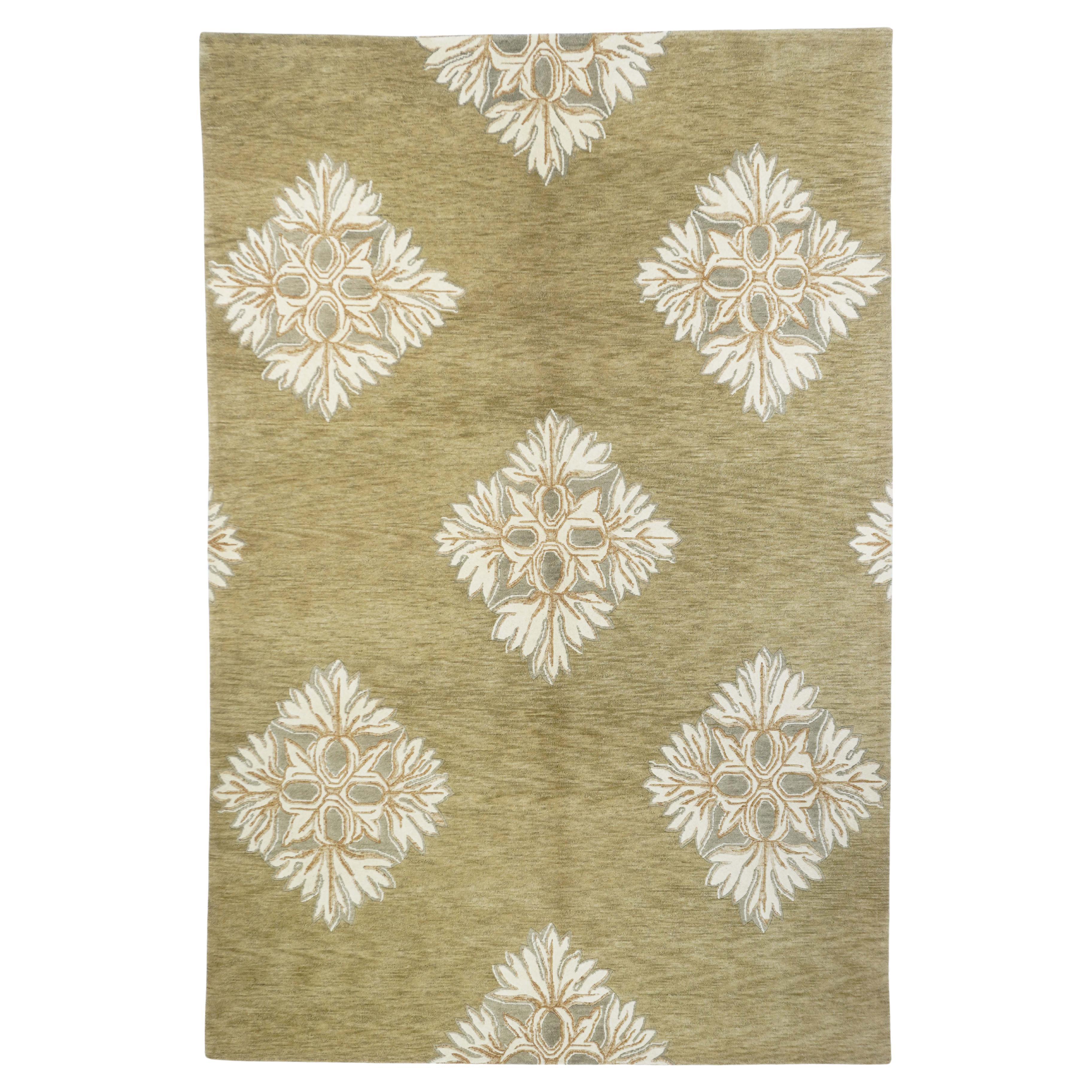 Tibetan Wool Rug 6’0" x 9'0"