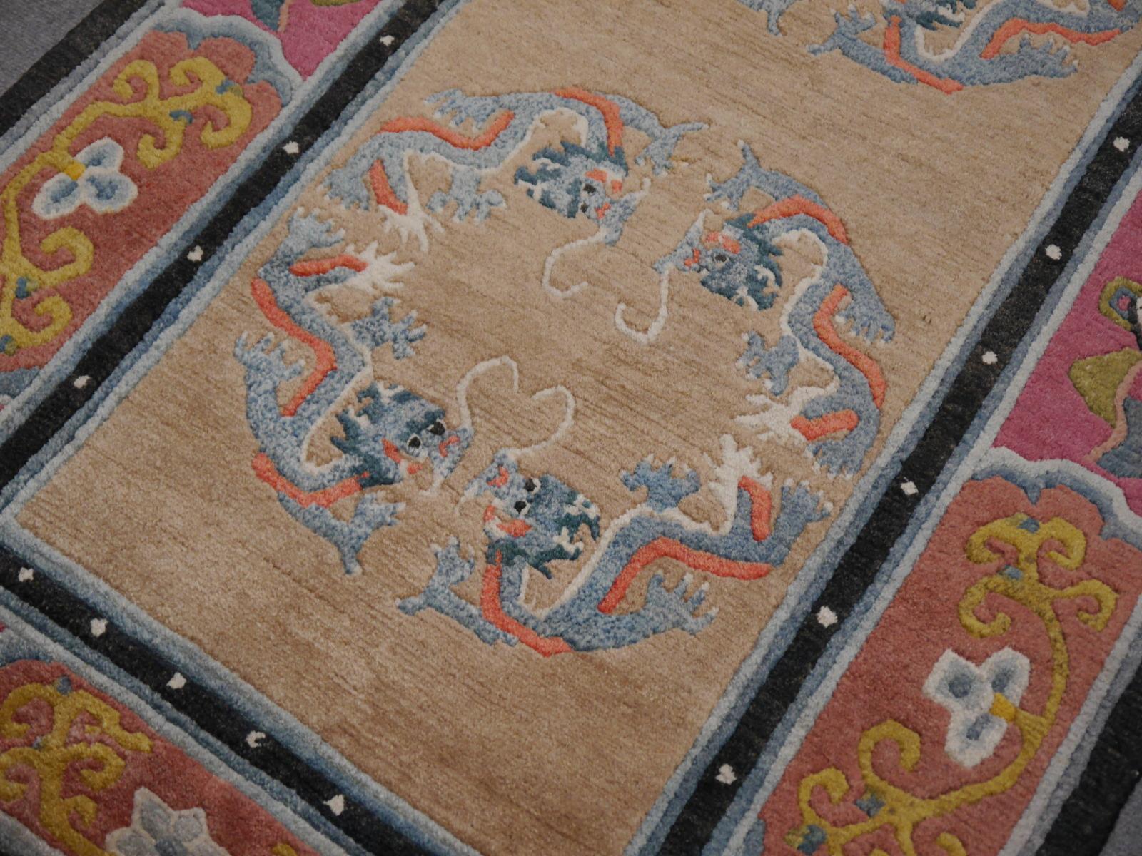 Tibetan Yoga Khaden Meditation Rug In Excellent Condition In Lohr, Bavaria, DE