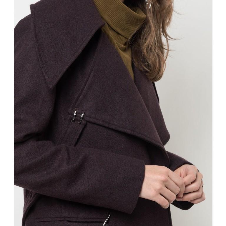 Tibi Double Breasted Oversized Collar Coat - Size US 4 In New Condition For Sale In London, GB
