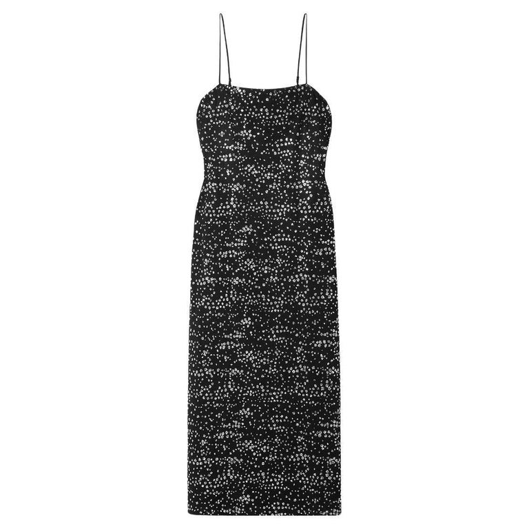 Scintilla Jersey Slip Dress Black / 08 / R121SC1530 Scintilla Jersey Slip Dress Black / 08 / R121SC1530