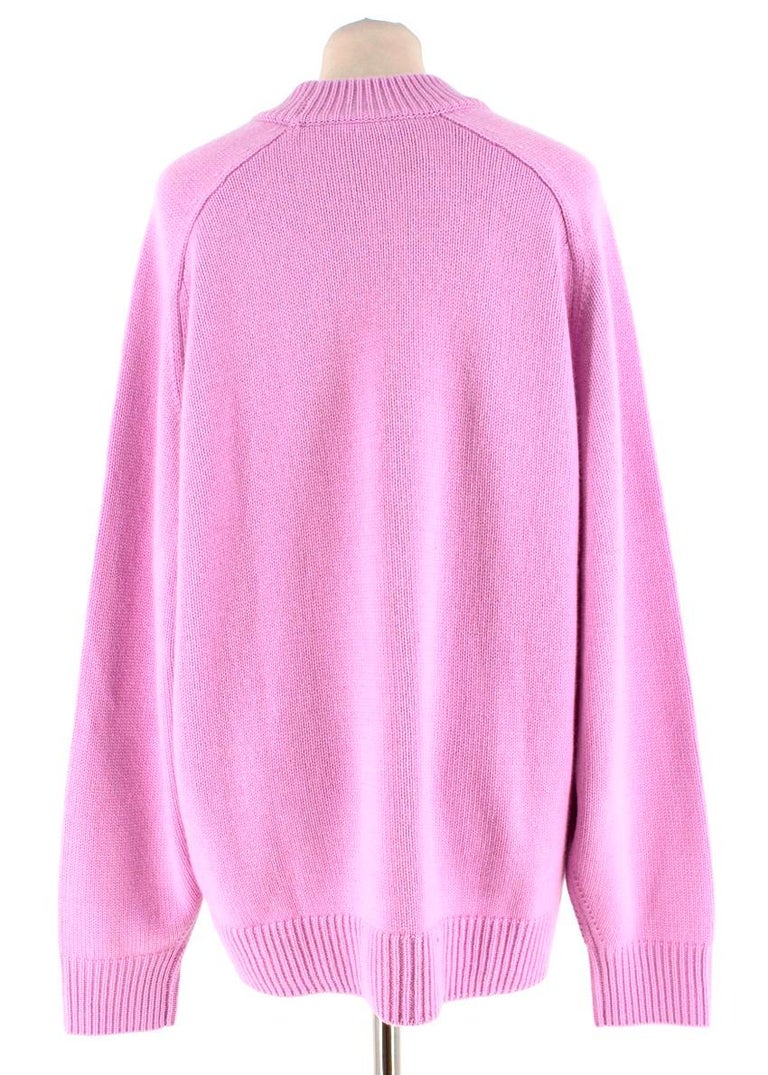 Tibi lilac-pink cashmere sweater - New Season at 1stDibs | tibi pink ...