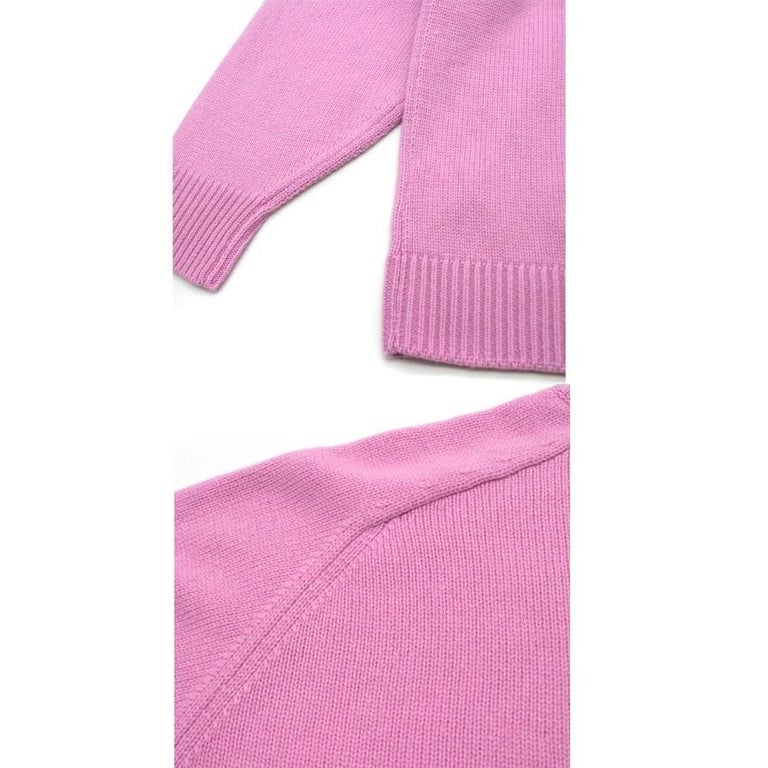 Tibi lilac-pink cashmere sweater - New Season at 1stDibs | tibi pink ...