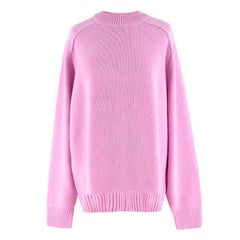 Tibi lilac-pink cashmere sweater - New Season