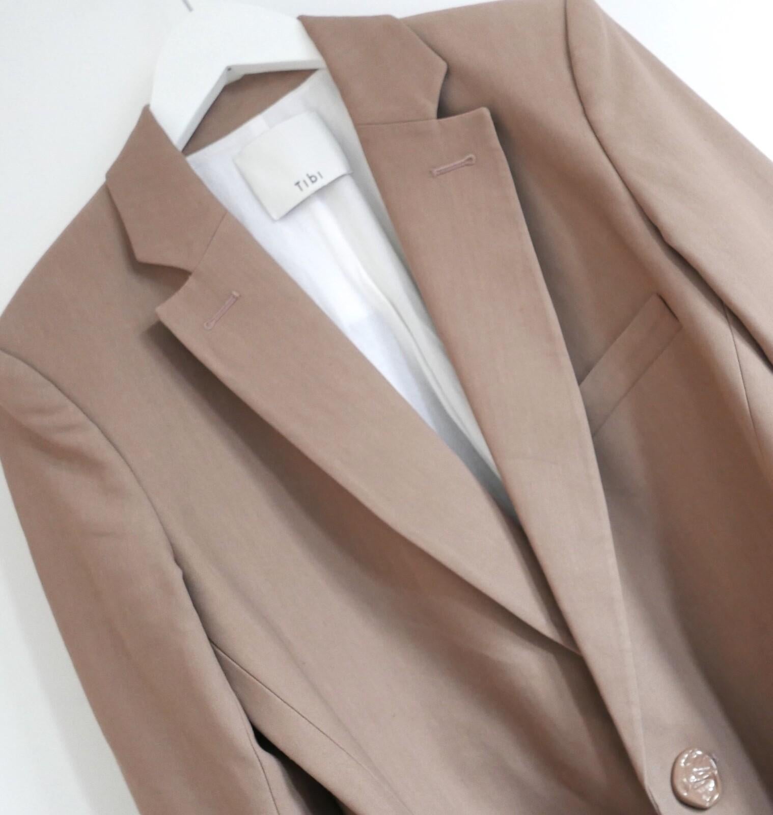 Tibi Tie Front Convertible Blazer Jacket Dress For Sale 1
