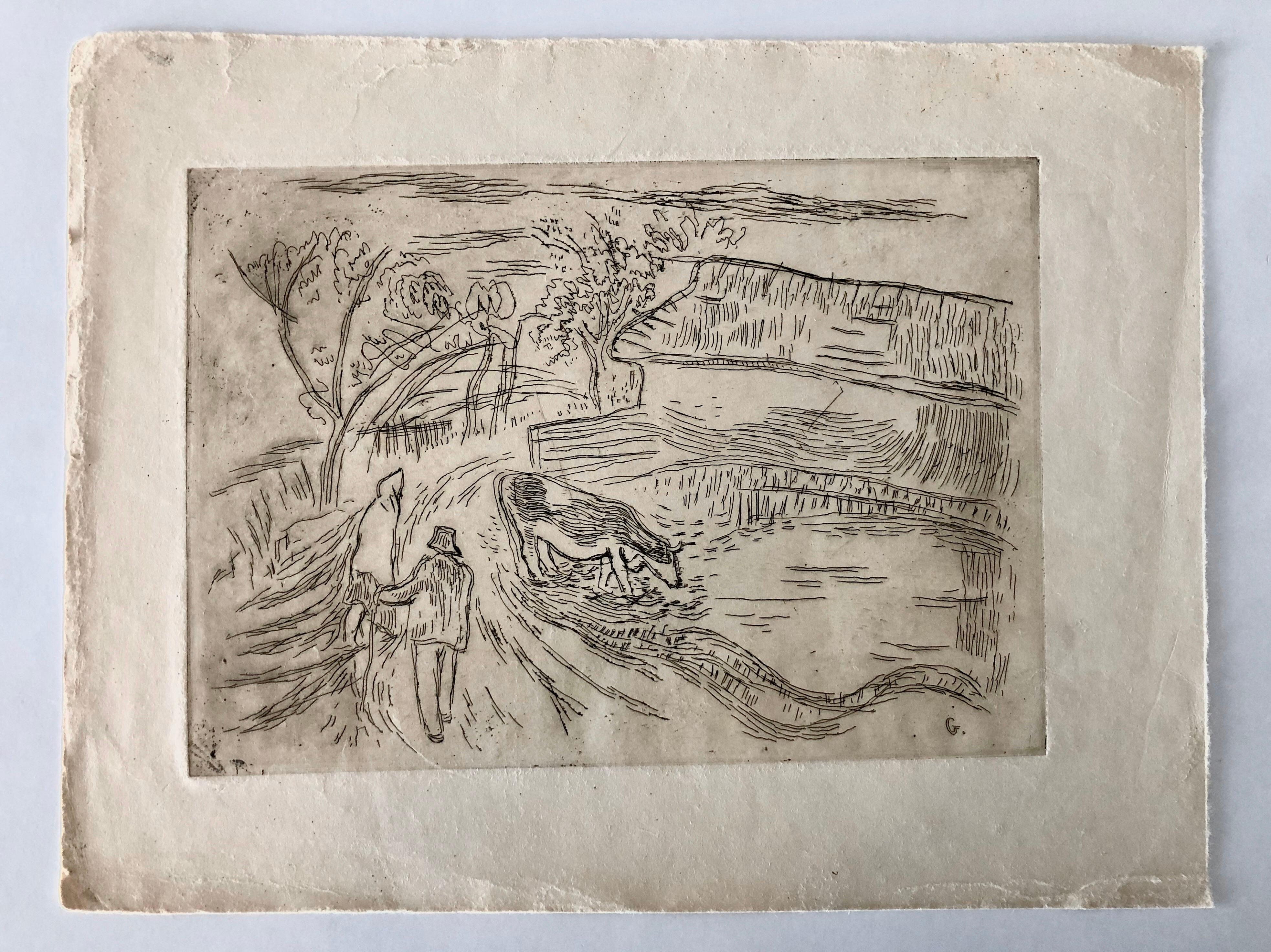 
Técnica: Grabado
Superficie: papel
País: Estados Unidos
Firmado en la plancha con la inicial G.


Ilustración en blanco y negro de un paisaje con granja (antiguo granero).

TIBOR GERGELY
Budapest, Hungría, nacida en 1900 y fallecida en 1978
Tibor