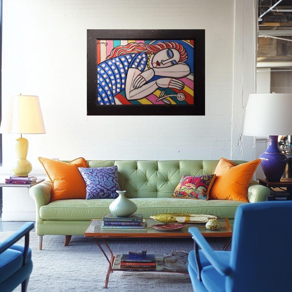 Signiert oben links.

TIBOR JANKAY (1899-1994) fühlte sich, wie er so oft erwähnte, seiner Heimatstadt Békéscsaba in Ungarn besonders verbunden. Nach mehreren internationalen Erfolgen kehrte er immer wieder zu seinen geliebten Menschen und