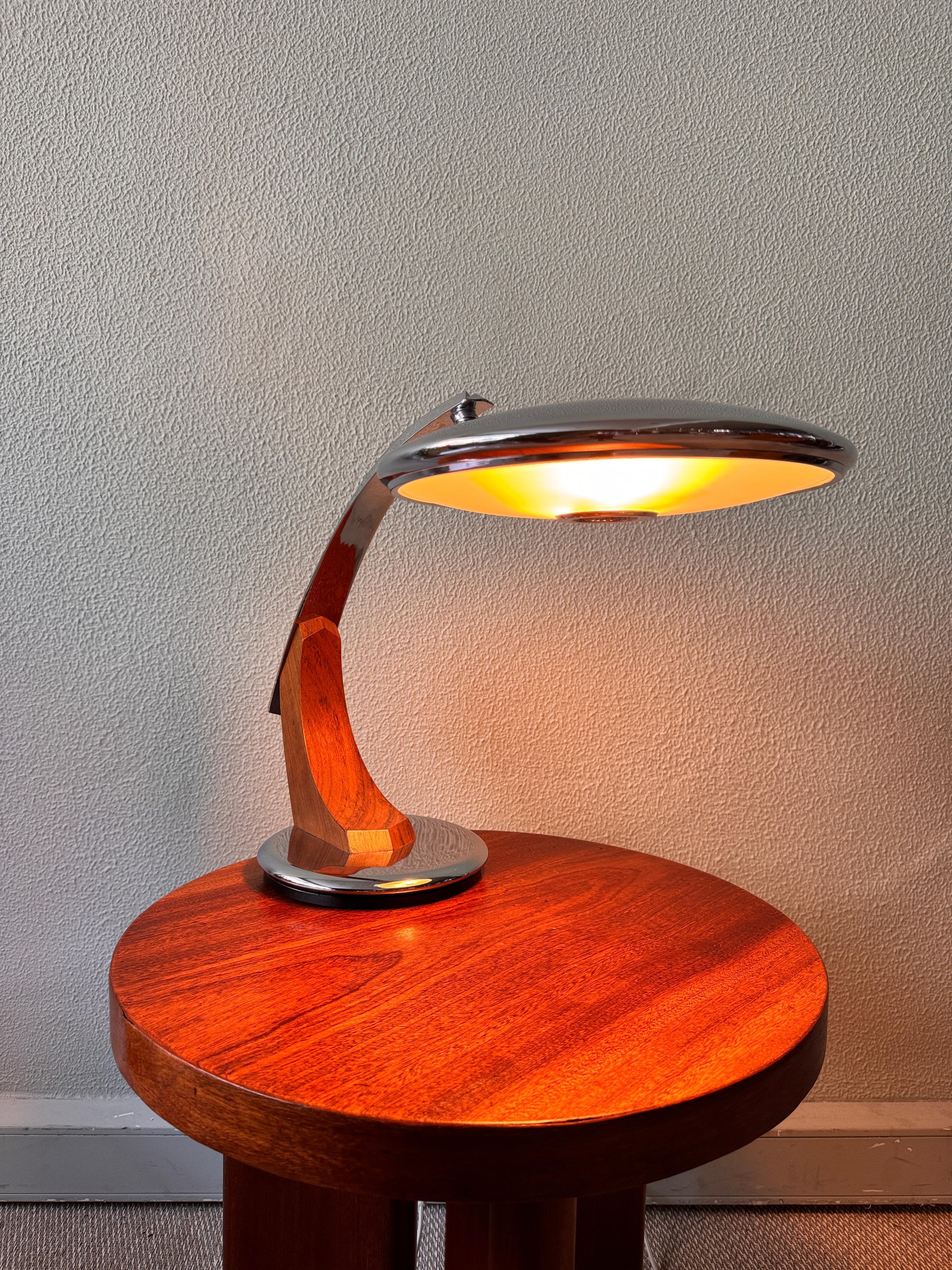 Mid-Century Chrome and Wood 