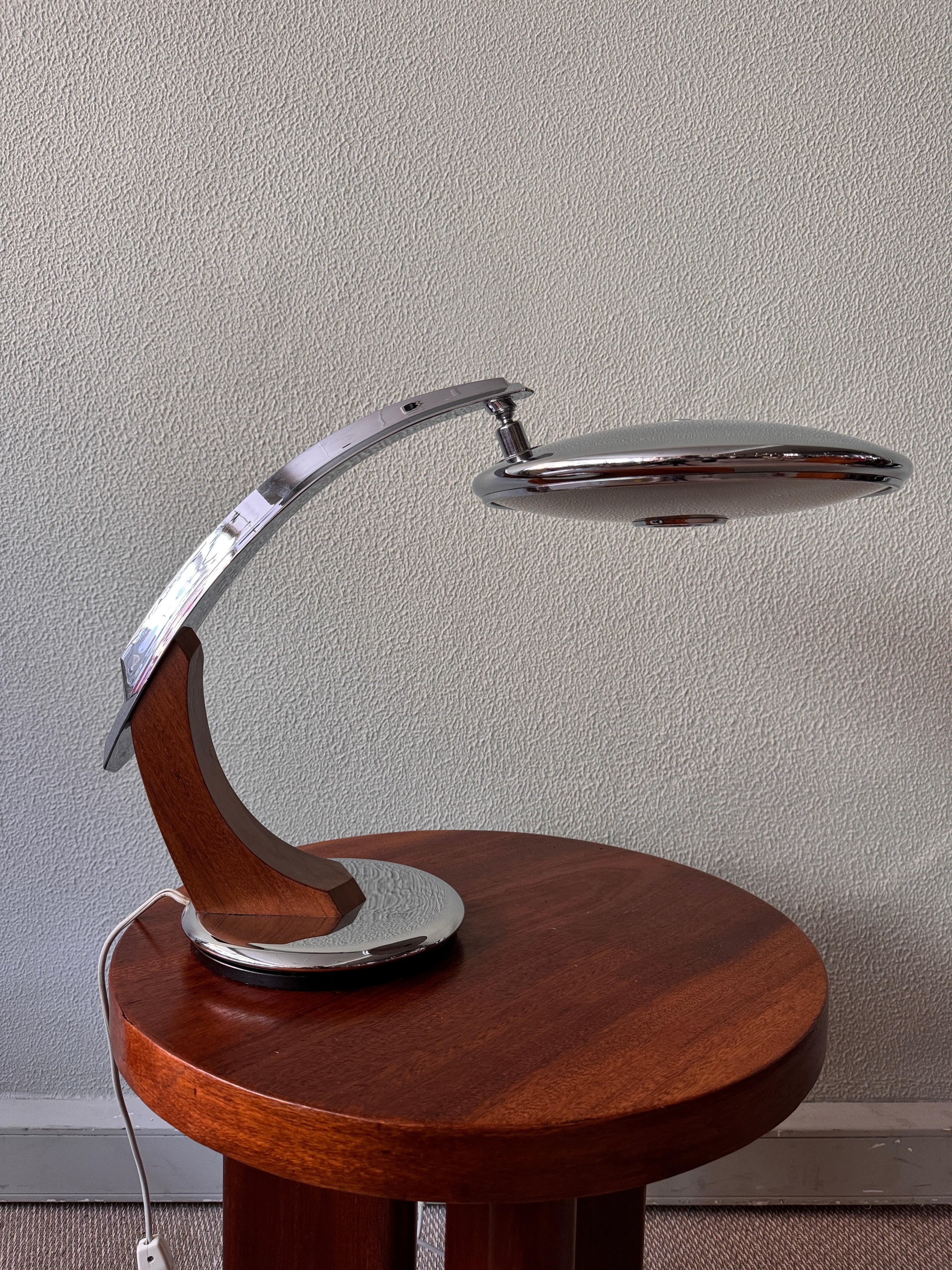 Mid-Century Chrome and Wood 