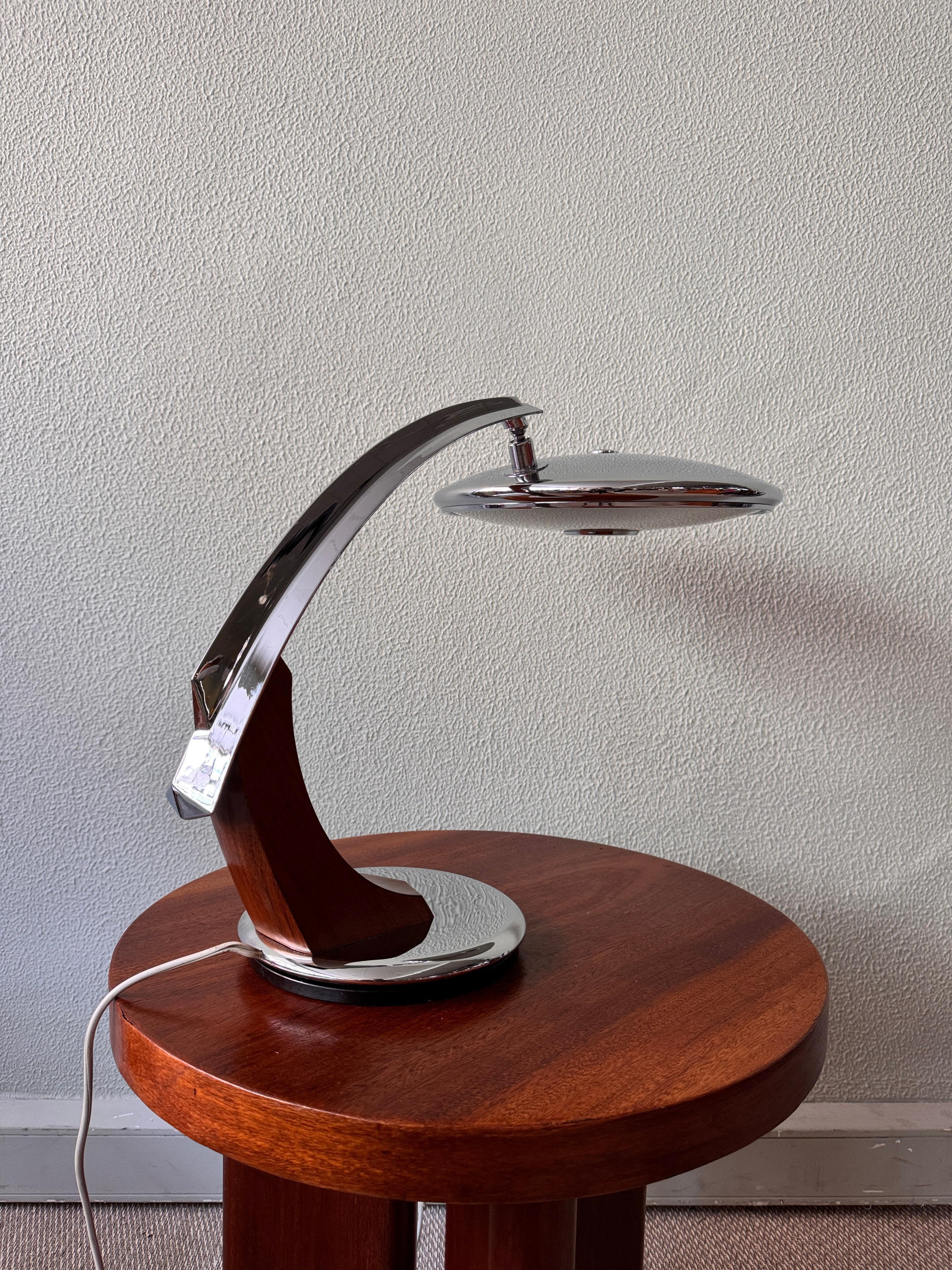 Mid-Century Chrome and Wood 