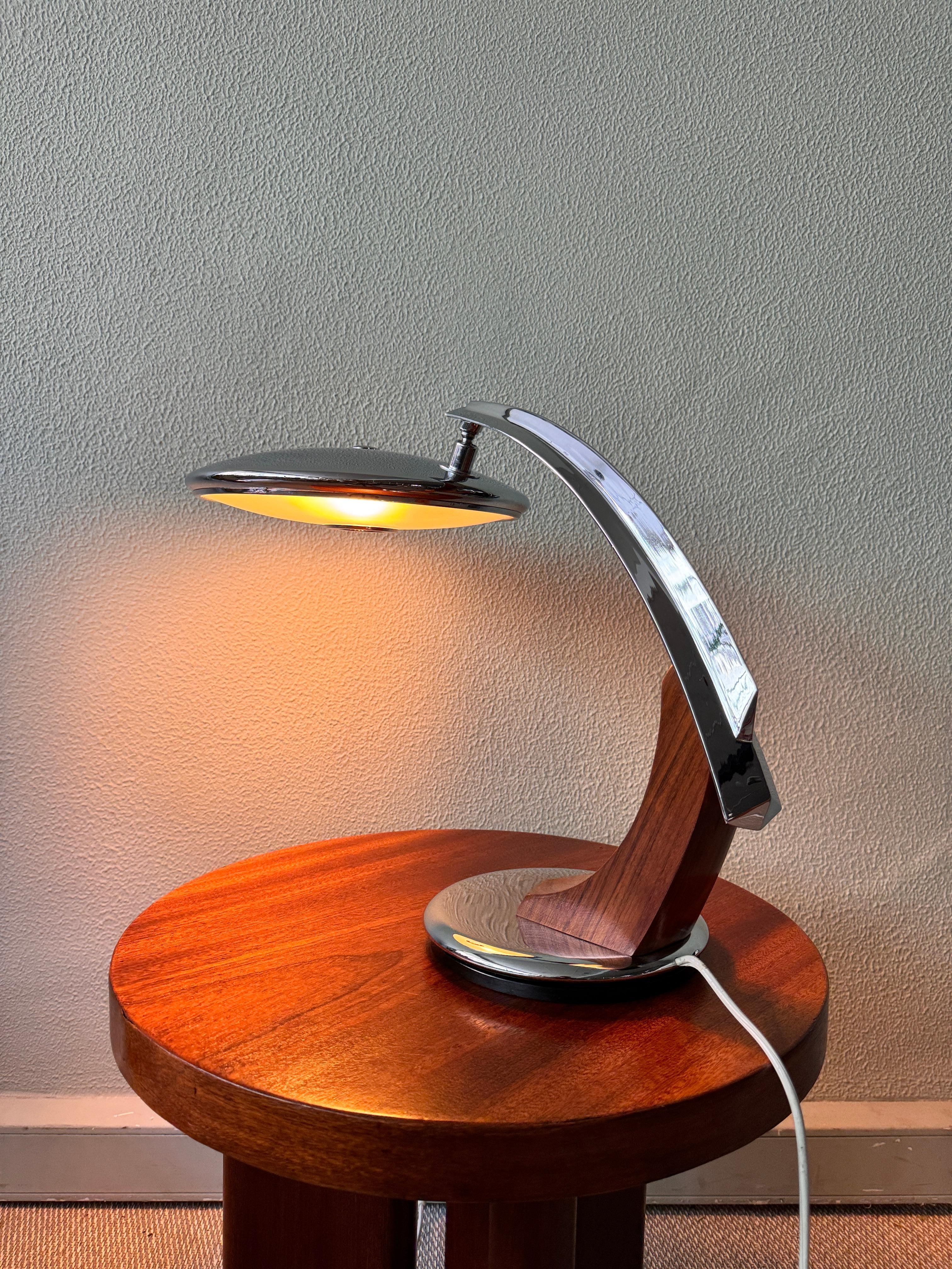 Mid-Century Chrome and Wood 