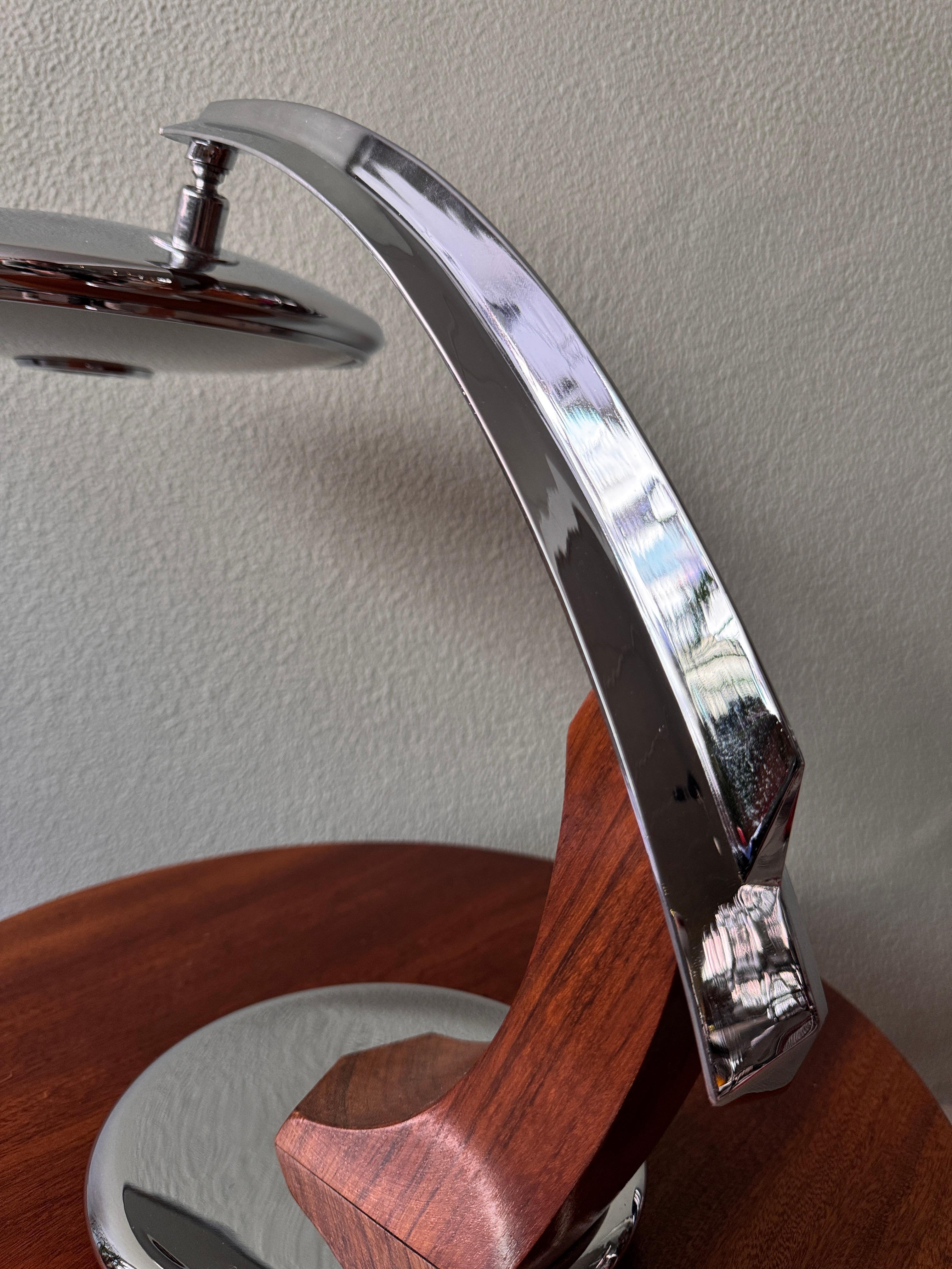 Mid-Century Chrome and Wood 