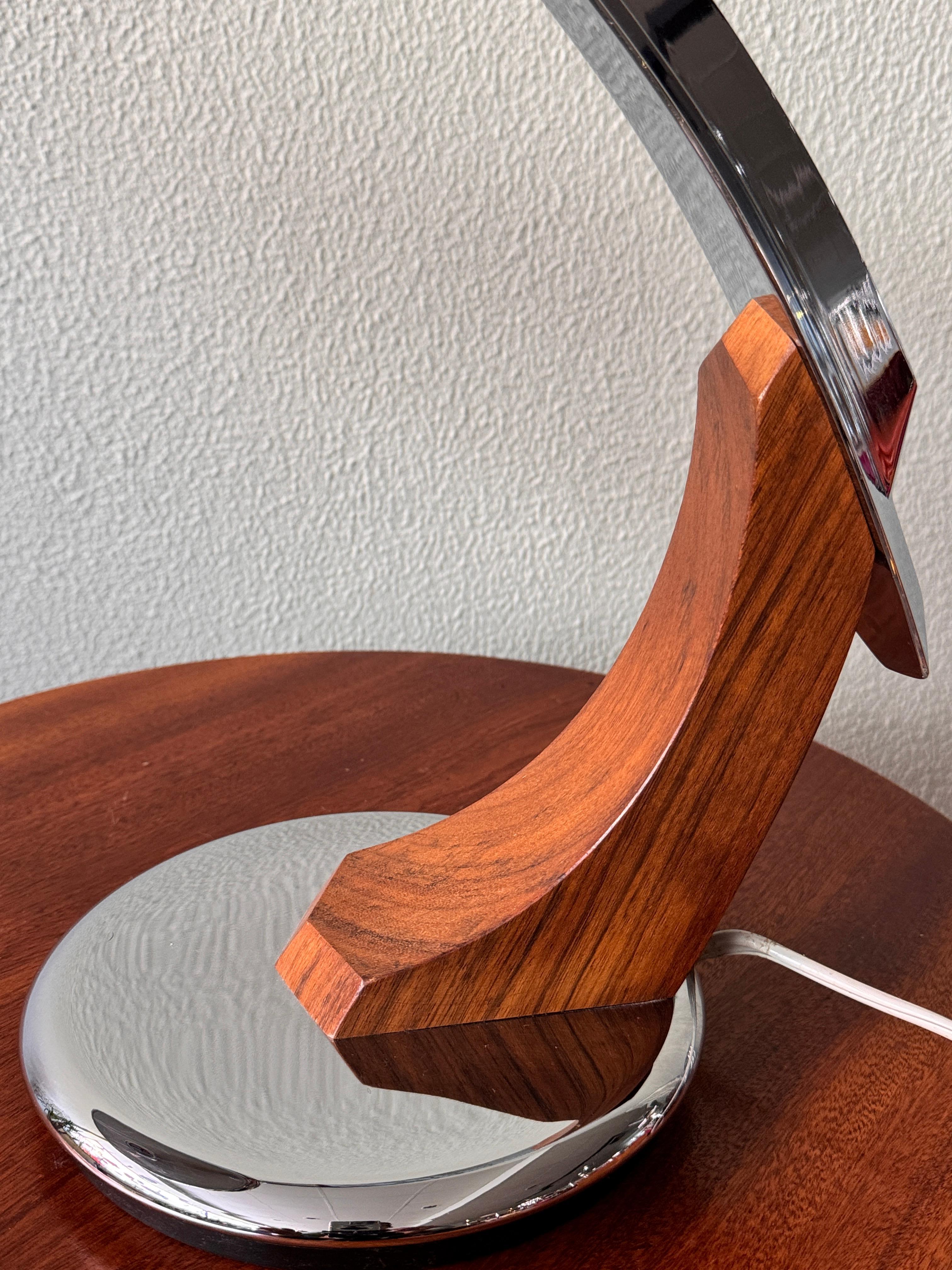 Mid-Century Chrome and Wood 