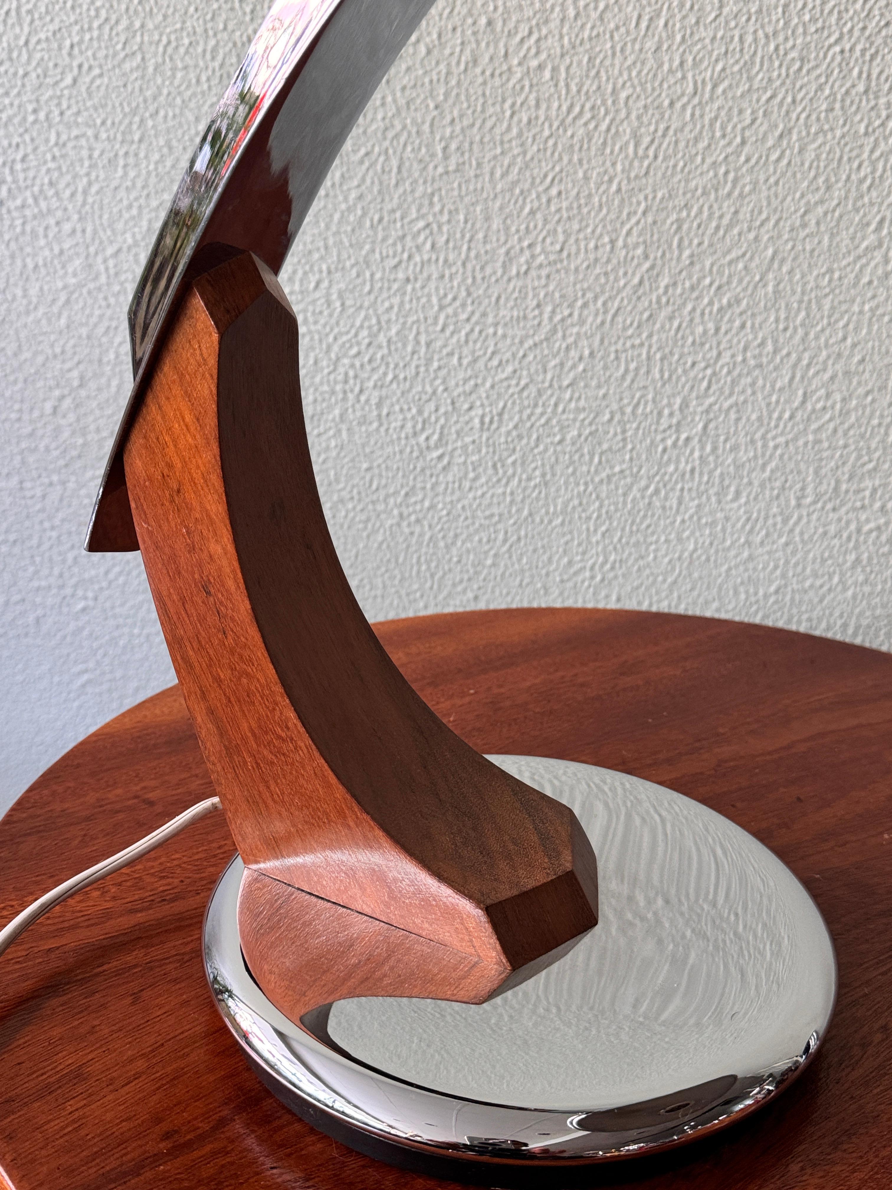 Mid-Century Chrome and Wood 