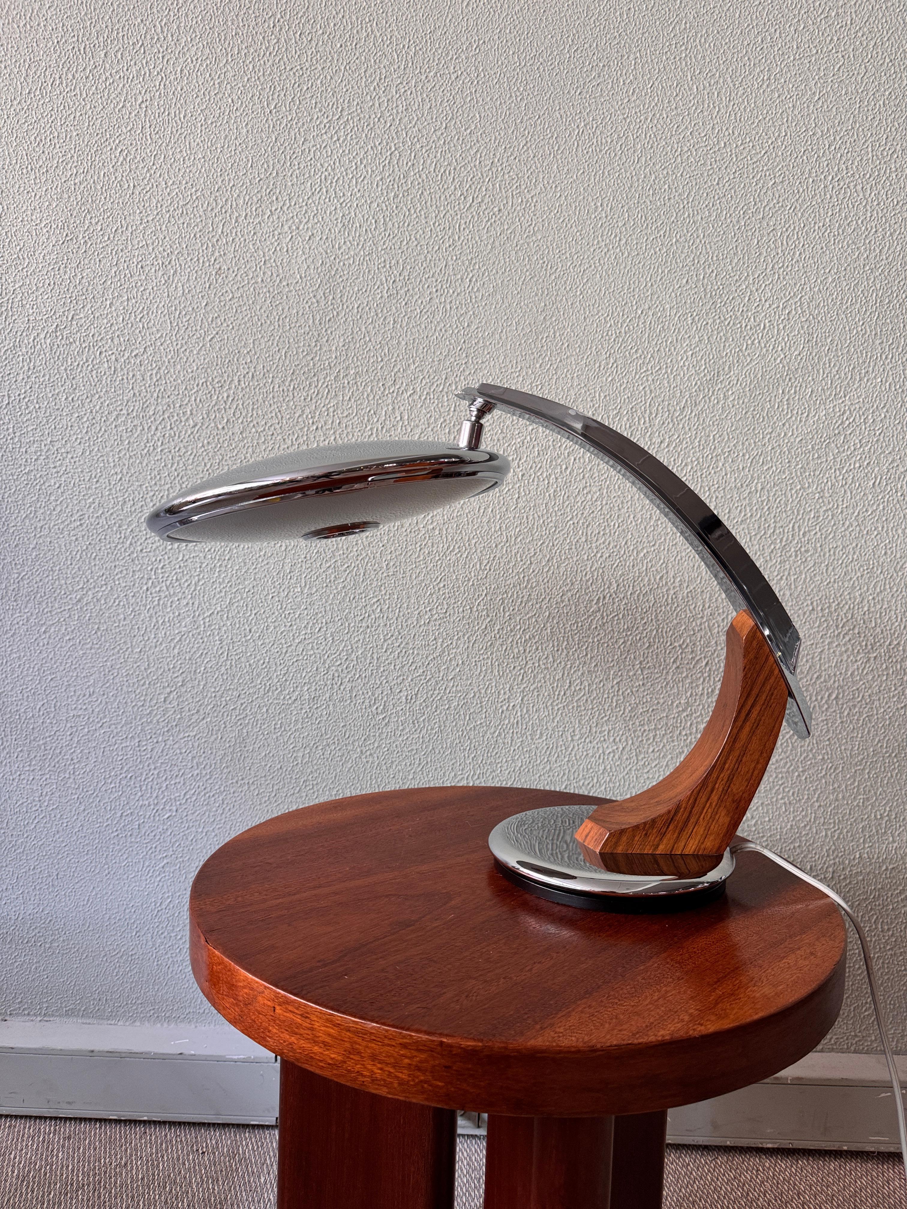 Mid-Century Modern Mid-Century Chrome and Wood 