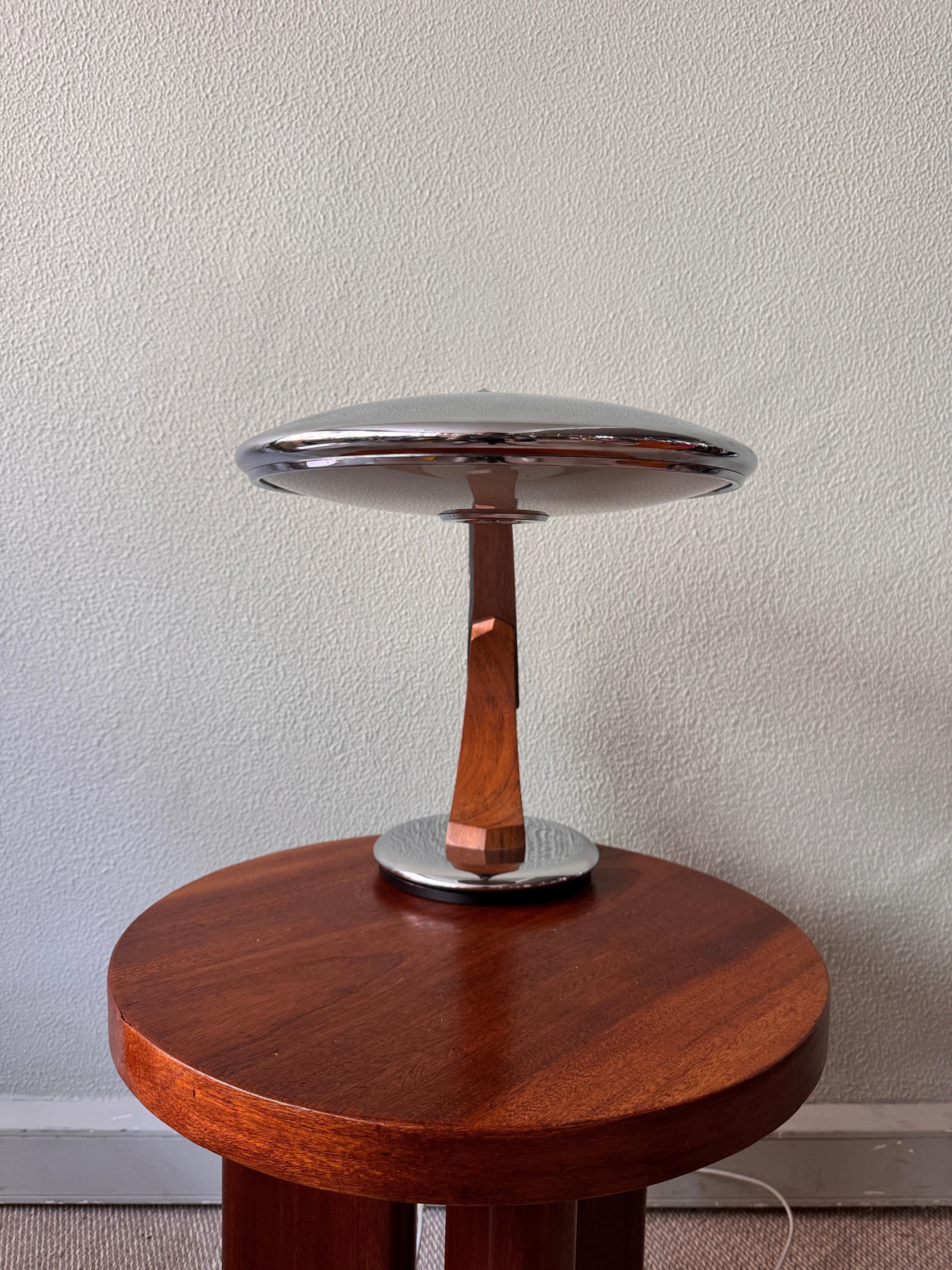 Mid-Century Chrome and Wood 