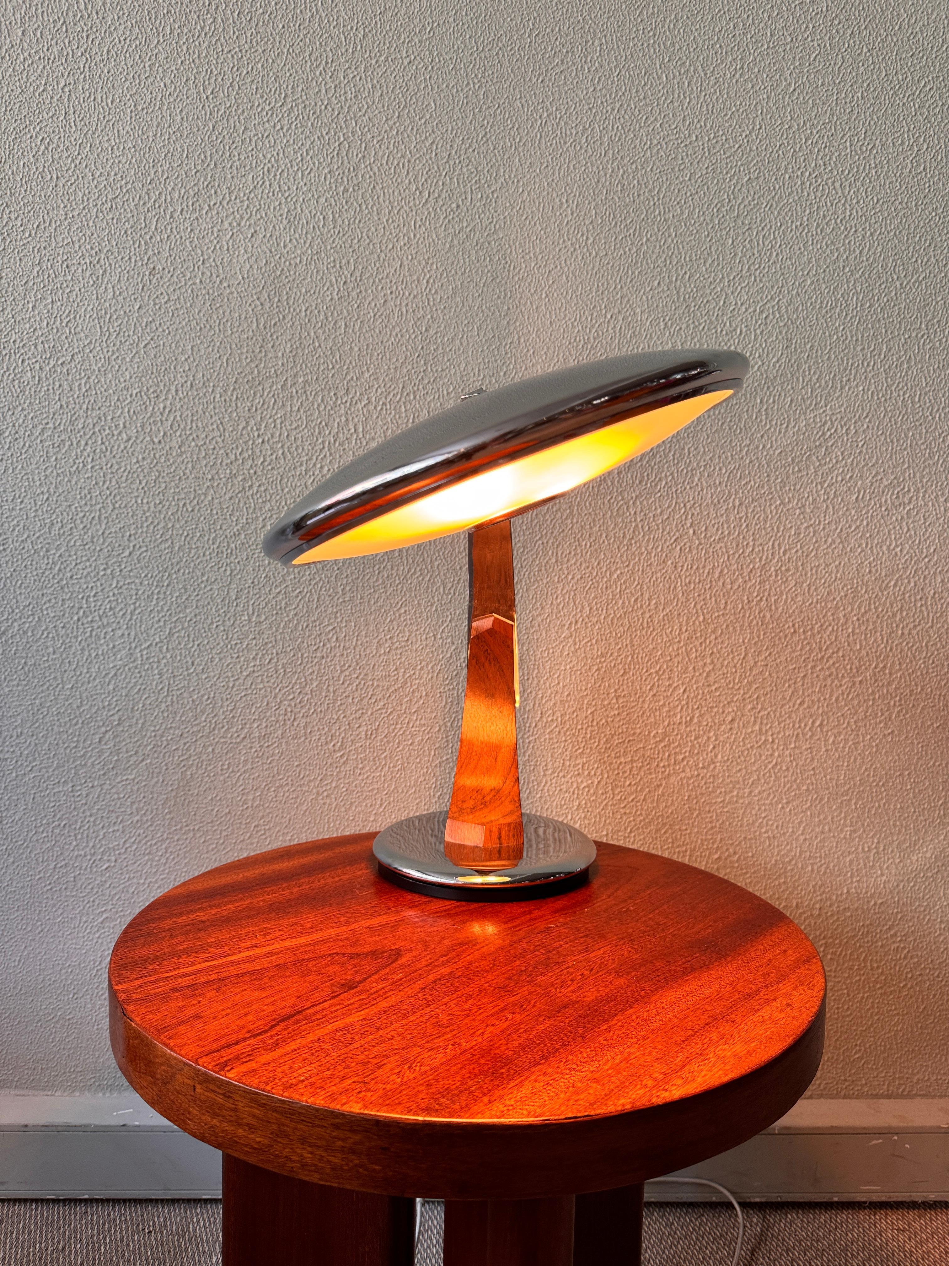 Mid-Century Chrome and Wood 