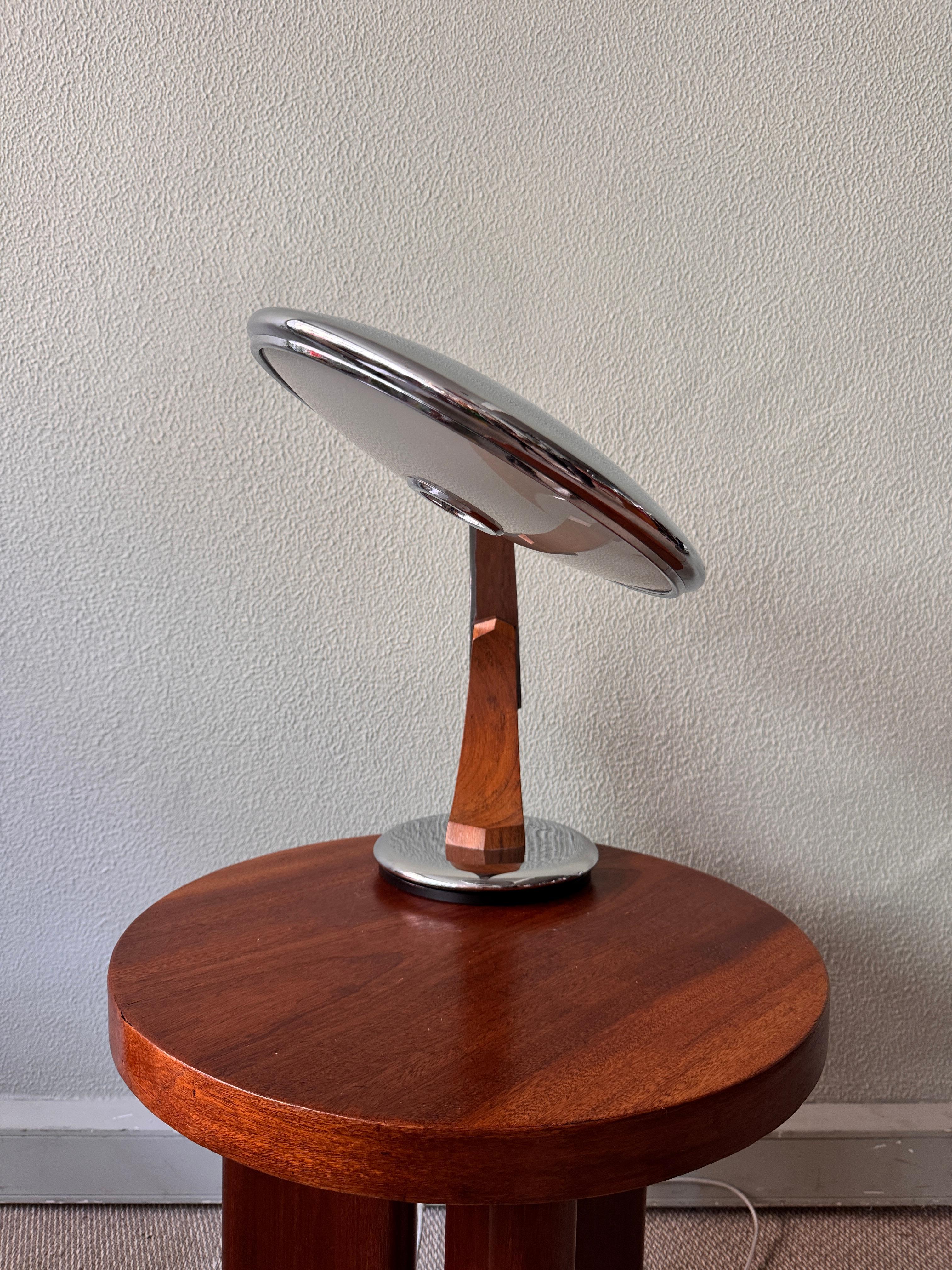 Mid-Century Chrome and Wood 