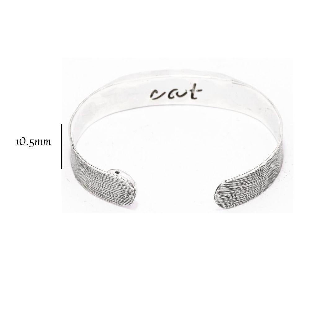 white cat eye bracelet