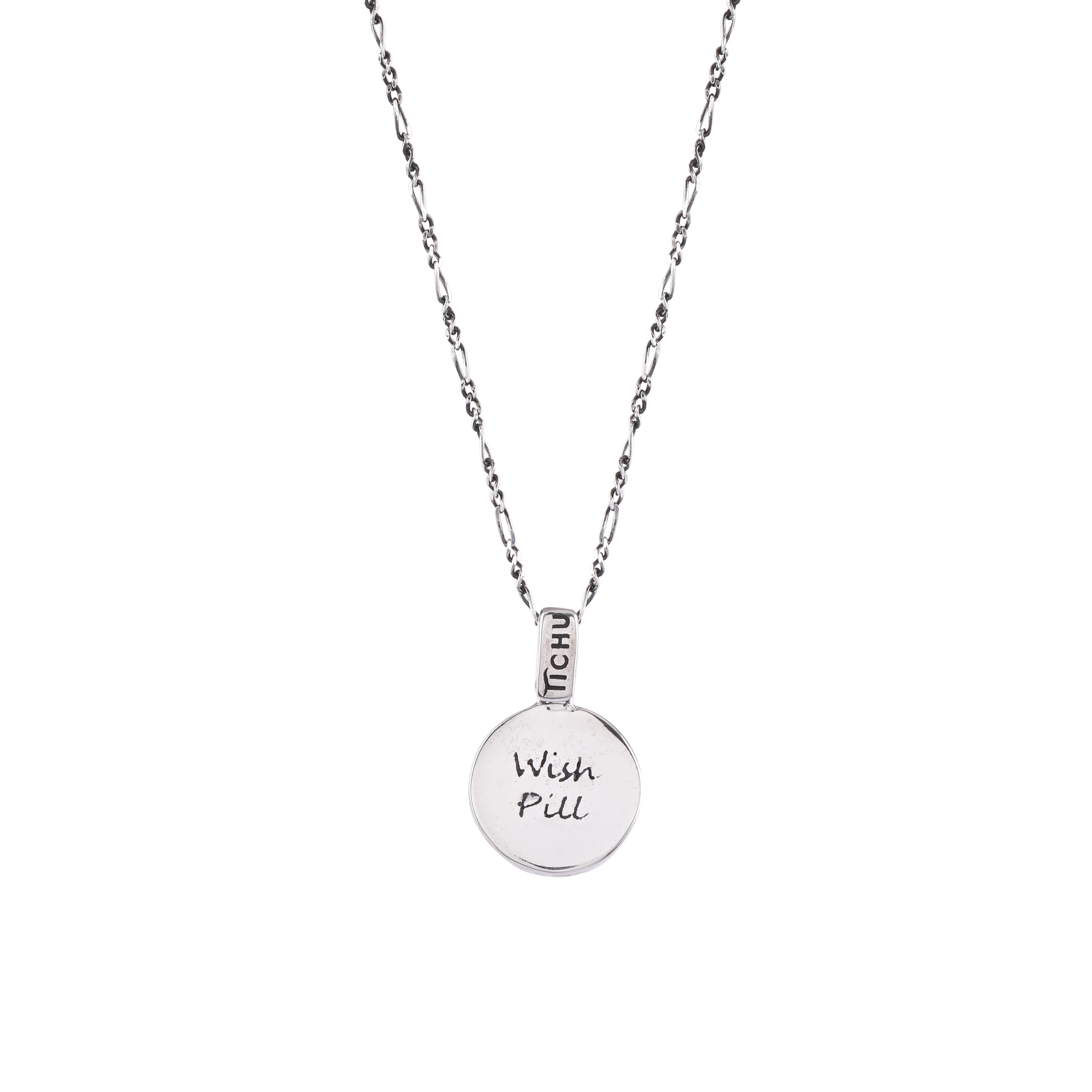 The 11/11 Pill is your energetic portal to manifesting all you aspire and desire.

Each Wish Pill Pendant is handcrafted in Sterling Silver, specially Pill cut Crystal Quartz. The use of special techniques used to craft the crystal in Pill Shape,