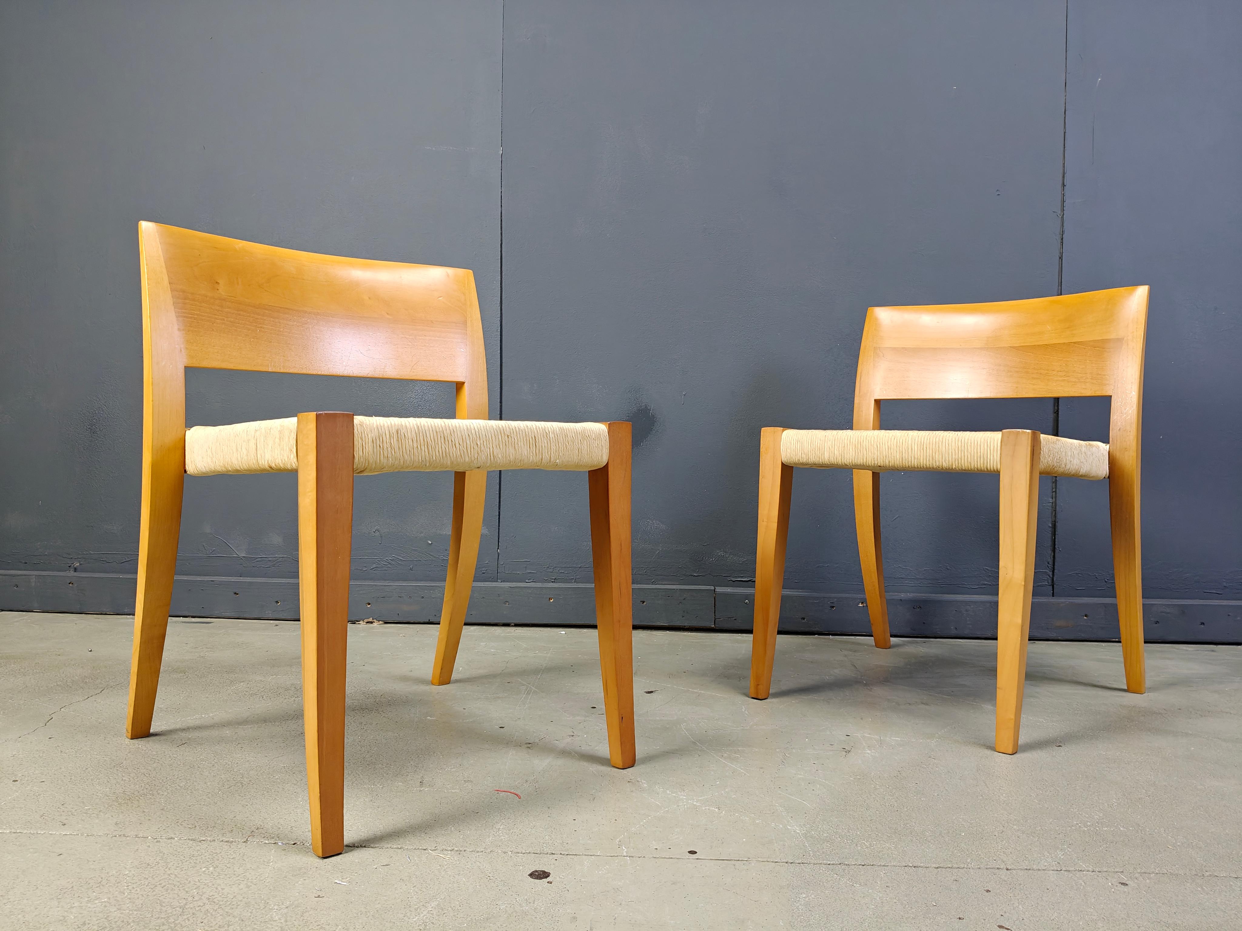 Sillas de comedor Ticino de Bruno Reichlin para Molteni, años 90 Italiano en venta