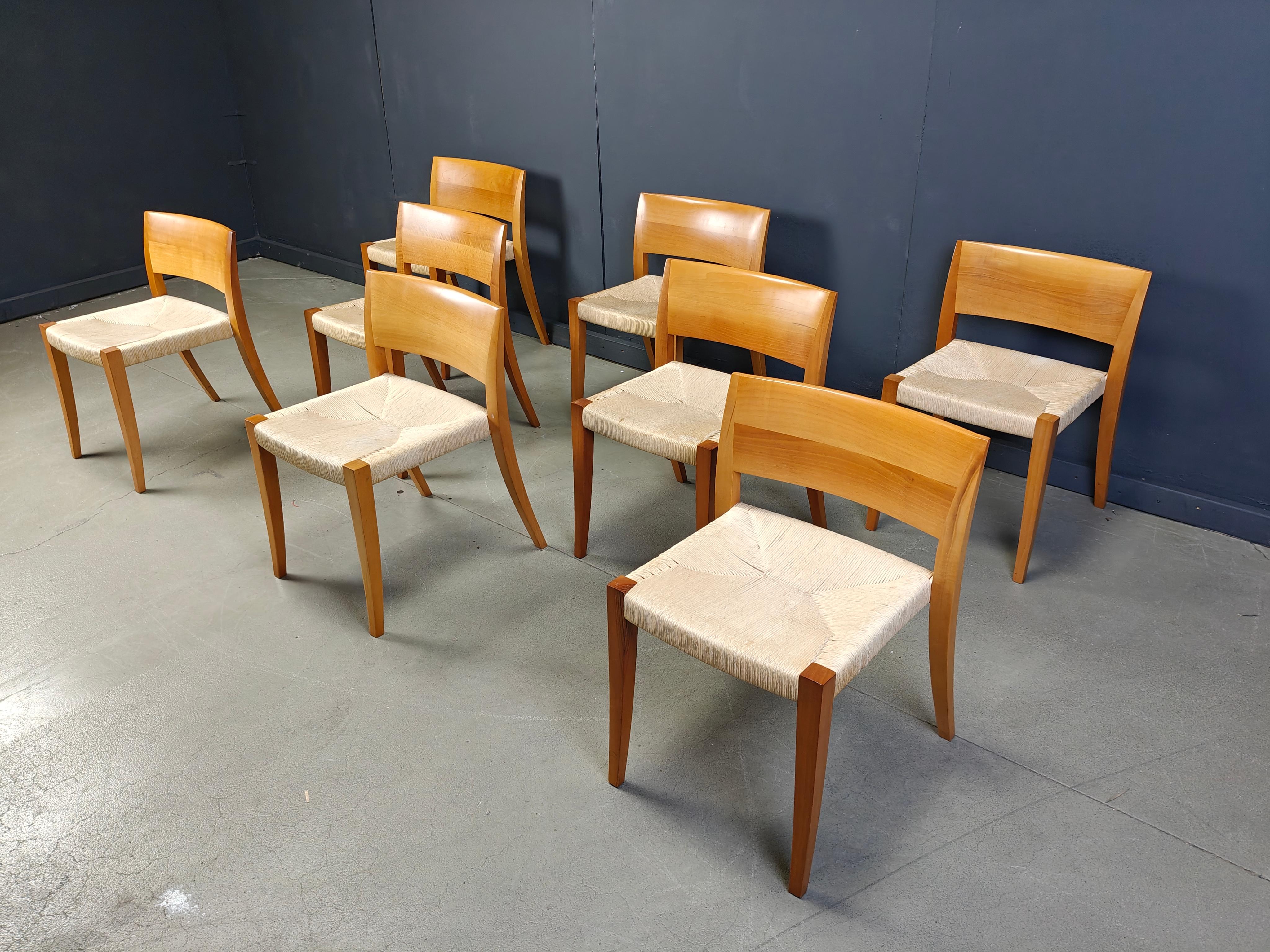 Sillas de comedor Ticino de Bruno Reichlin para Molteni, años 90 en venta 2