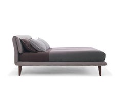 'TICINO' Metropolitan King Size Upholstered Bed with Elegant Headboard