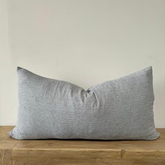 Ticking Stripe Lumbar Pillow with Insert