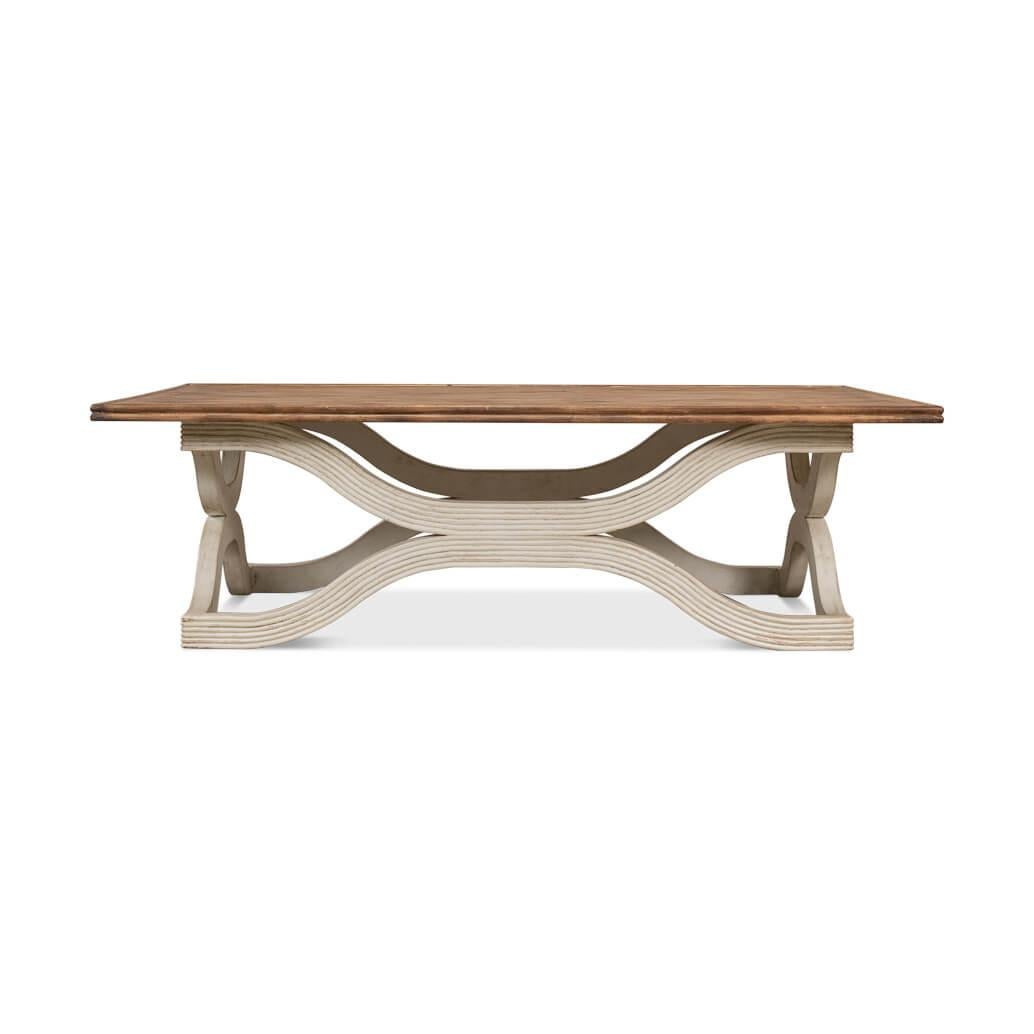 Wood Tidal Flow Coffee Table For Sale