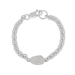 Tidal Tab Bracelet, Sterling Silver by True Connexion