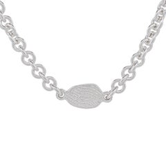 Tidal Tab Necklace, Sterling Silver by True Connexion