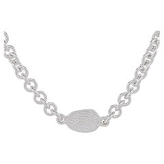 Tidal Tab Necklace, Sterling Silver by True Connexion