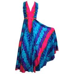 Pantalones Palazzo Tie Dye - Pantalones Hippie BOHO Jump suit Años 70
