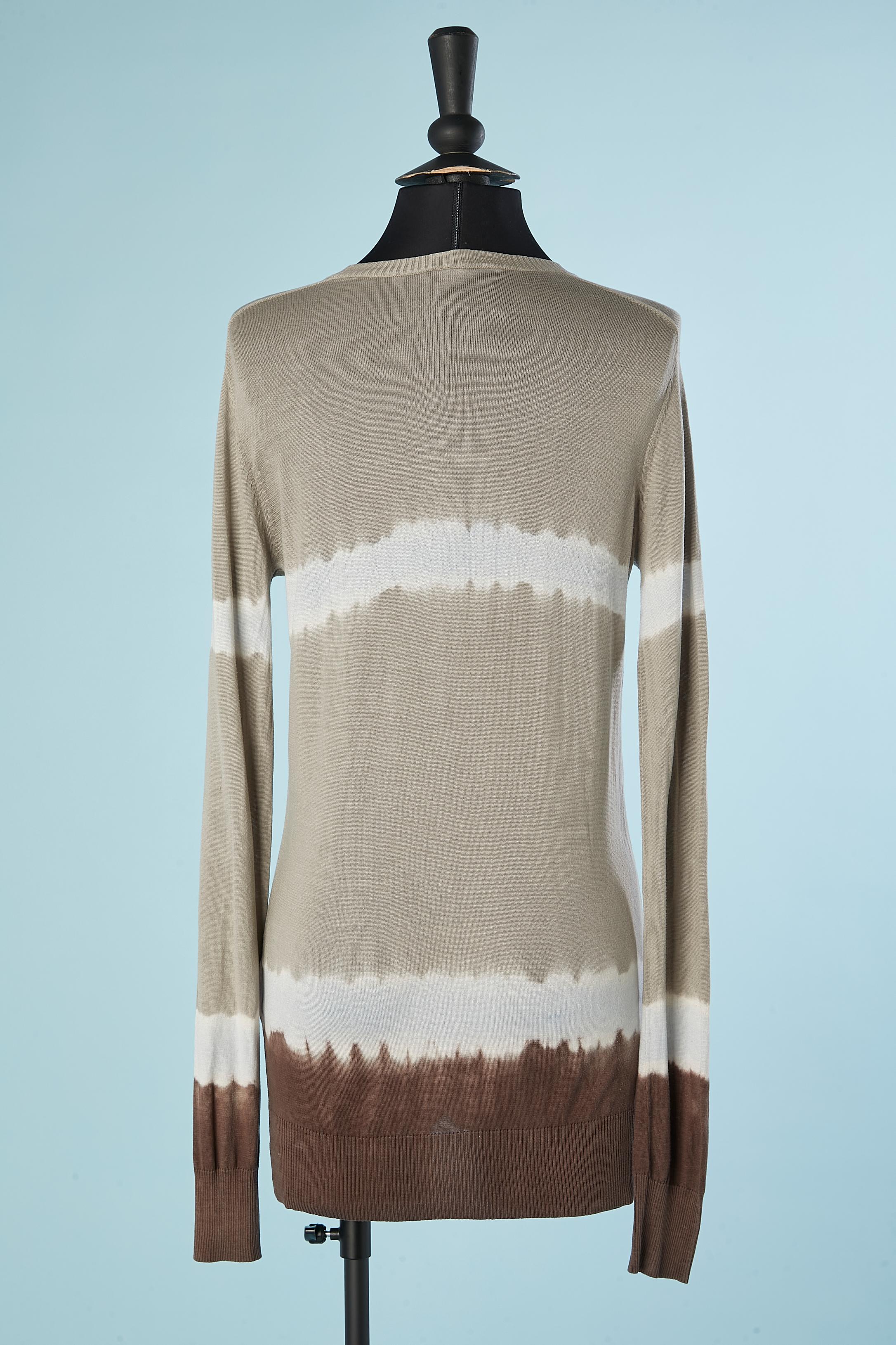 Cardigan en maille de soie Tie &Dye D&G by DOLCE & GABBANA Pour femmes en vente