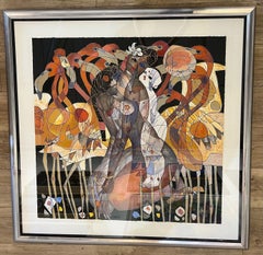 Tie Feng Jiang, Whisper #1, Serigraph, Framed